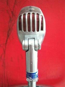 Vintage 1954 Stromberg Carlson MC-41 dynamic microphone Shure 55 S Elvis w stand