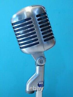 Vintage 1956 Shure 55S Dynamic Microphone And Accessories Working Elvis Antique