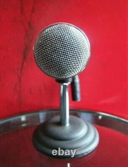 Vintage 1960's RARE Shure 585SAV Dynamic microphone High Z old w accessories # 1
