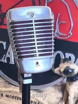 Vintage 1960's Shure 51 Sonodyne Dynamic Microphone, excellent working, extras