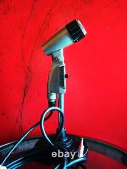 Vintage 1960's Shure 540S / 540 dynamic microphone harp mic Hi Z w cable 575S #1