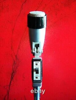 Vintage 1960's Shure 540S / 540 dynamic microphone harp mic Hi Z w cable 575S #1