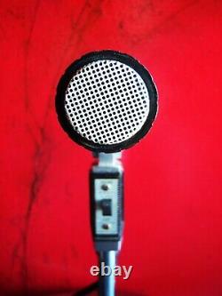 Vintage 1960's Shure 540S / 540 dynamic microphone harp mic Hi Z w cable 575S #1