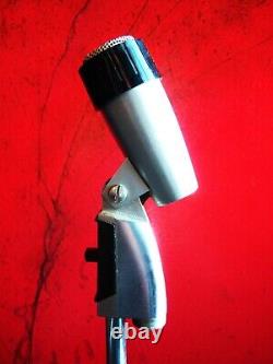 Vintage 1960's Shure 540S / 540 dynamic microphone harp mic Hi Z w cable 575S #1