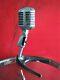 Vintage 1960's Shure 55 S Dynamic Cardioid Microphone W Period Atlas Ds-14 Stand