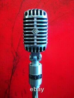 Vintage 1960's Shure 556 S dynamic cardioid microphone Elvis w accessories # 9