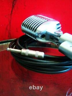 Vintage 1960's Shure 556 S dynamic cardioid microphone Elvis w accessories # 9