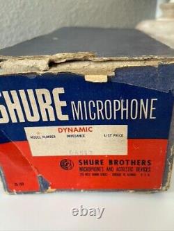 Vintage 1960s Shure 556 S dynamic cardioid microphone Elvis