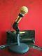 Vintage 1970's Shure Pe56d Dynamic Cardioid Microphone Gold W Accessories # 2