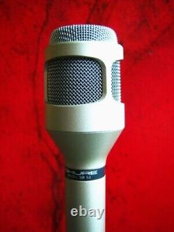 Vintage 1970's Shure SM54 dynamic cardioid microphone w accessories # 1 SM53