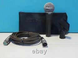 Vintage 1970S Shure SM58 Dynamic Microphone And Accessories USA Version Working
