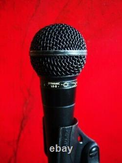 Vintage 1980's Shure Brothers SM78 / SM58 cardioid dynamic microphone w clip # 4