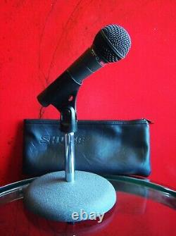 Vintage 1980's Shure PE86L cardioid dynamic microphone Low Z w accessories SM58