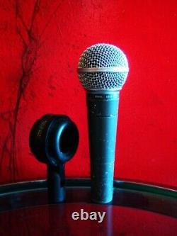 Vintage 1980's Shure PE86L cardioid dynamic microphone Low Z w accessories SM58