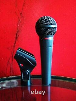 Vintage 1980's Shure PE86L cardioid dynamic microphone Low Z w accessories SM58