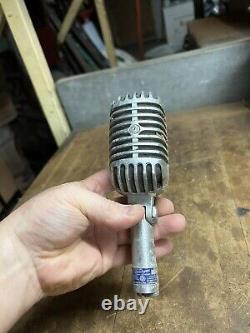 Vintage Old Unidirectional 55S Unidyne Dynamic Microphone Shure Brothers USA