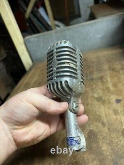 Vintage Old Unidirectional 55S Unidyne Dynamic Microphone Shure Brothers USA