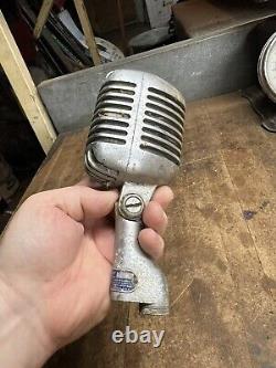 Vintage Old Unidirectional 55S Unidyne Dynamic Microphone Shure Brothers USA