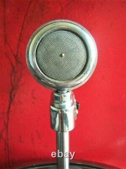 Vintage RARE 1940's Amperite PGH dynamic microphone old w cable connector Shure