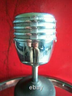 Vintage RARE 1940's Amperite PGH dynamic microphone old w cable connector Shure