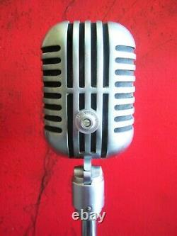 Vintage RARE 1940's Turner 101B ribbon / dynamic microphone w stand RCA Shure