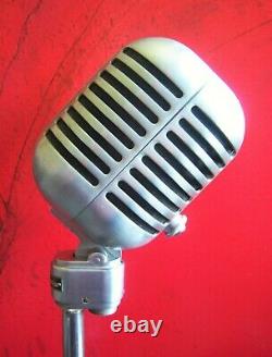 Vintage RARE 1940's Turner 101B ribbon / dynamic microphone w stand RCA Shure