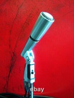 Vintage RARE 1960's Shure 550S dynamic microphone Hi Z w accessories 545S PE54 2