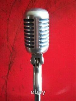 Vintage RARE 1961 DuKane 7A65 / Shure 55 S dynamic microphone w accessories # 3