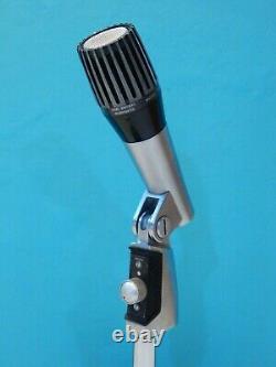 Vintage Rare 1970S Shure PE 548V Unidyne IV Dynamic Microphone And Case 548 549