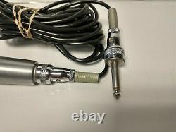 Vintage SHURE SPHER-O-DYNE 533SAC OMNIDIRECTIONAL DYNAMIC Mic Microphone