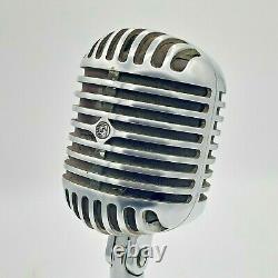 Vintage Shure 55 Fatboy dynamic cardioid microphone Elvis refurbished