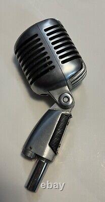 Vintage Shure 55S Dynamic Microphone Unidyne Elvis Style Rockabilly Untested