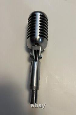 Vintage Shure 55S Dynamic Microphone Unidyne Elvis Style Rockabilly Untested