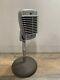 Vintage Shure Model 51 Sonodyne Dynamic Microphone With Stand. Not Tested
