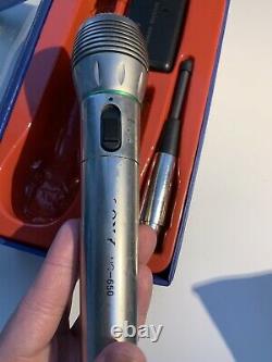 Vintage Sony NC-650 Wireless Dynamic Microphone + case + accessories