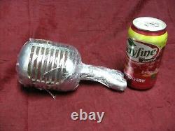 Vintage elvis SHURE 55 Fatboy Chrome Microphone EMPTY project no cartridge