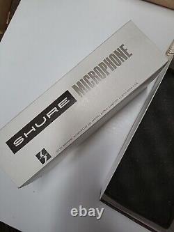 Vtg Shure Unidyne III 545SD Dynamic Instrument Microphone NOS Cord Papers & Box