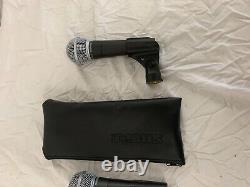 (2) Shure SM58, (1) Microphone vocal dynamique à main SM48 avec sac et support Shure