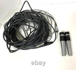 2x Shure Brothers Unidyne III Modèle 545 Microphones Dynamiques Cardioïdes avec connecteurs XLR