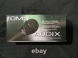 Brand New Audix Om3 Dynamic Wired Professional MIC (shure, Sennheizer, At)