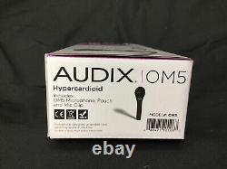 Brand New Audix Om5 Dynamic Hypercardioid Wired Pro MIC (shure Sennheiser At)