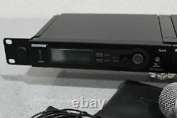 Dual Shure Slx1 Slx2 Slx4 Wireless Handheld & Lav Microphone System J3 572-596