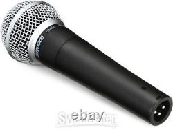 Ensemble de microphone vocal dynamique Shure SM58 avec câble et support