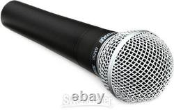 Ensemble de microphone vocal dynamique Shure SM58 avec câble et support