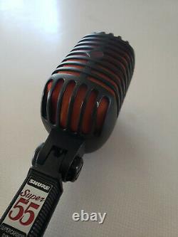 James Hetfield Shure Super 55-bcr Special Edition Black/red Vocal Microphone MIC