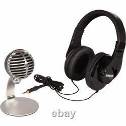 Kit D'enregistrement Mobile Shure Mv5a-240 Pour Musique, Podcasting Et Skype