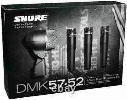 Kit de microphone dynamique Shure DMK57-52 pour batterie câblée