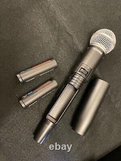 Kit de microphones sans fil Shure GLXD24R/SM58 avec support en rack et deux piles