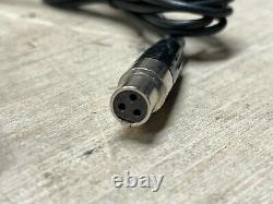Lot De (3) Shure Ecm-44h Sony Lapel Microphone 3 Pin