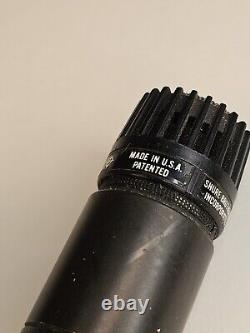 MICROPHONE SHURE SM57 UNIDYNE III Fabriqué aux États-Unis - CLASSIQUE VINTAGE ! Fonctionne bien